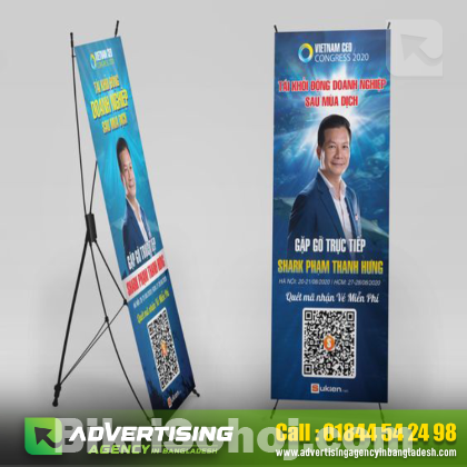 Roll Up Banner Stand, X Banner